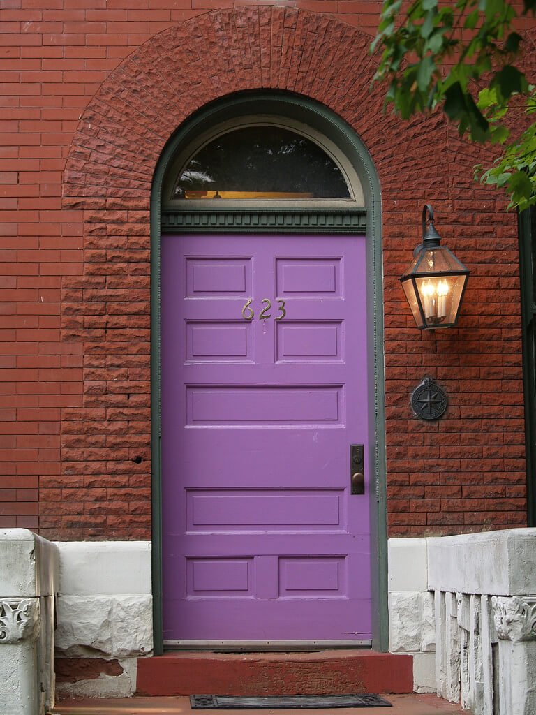 رنگهای درب ورودی بنای خانه